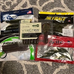 Soft plastic fishing baits